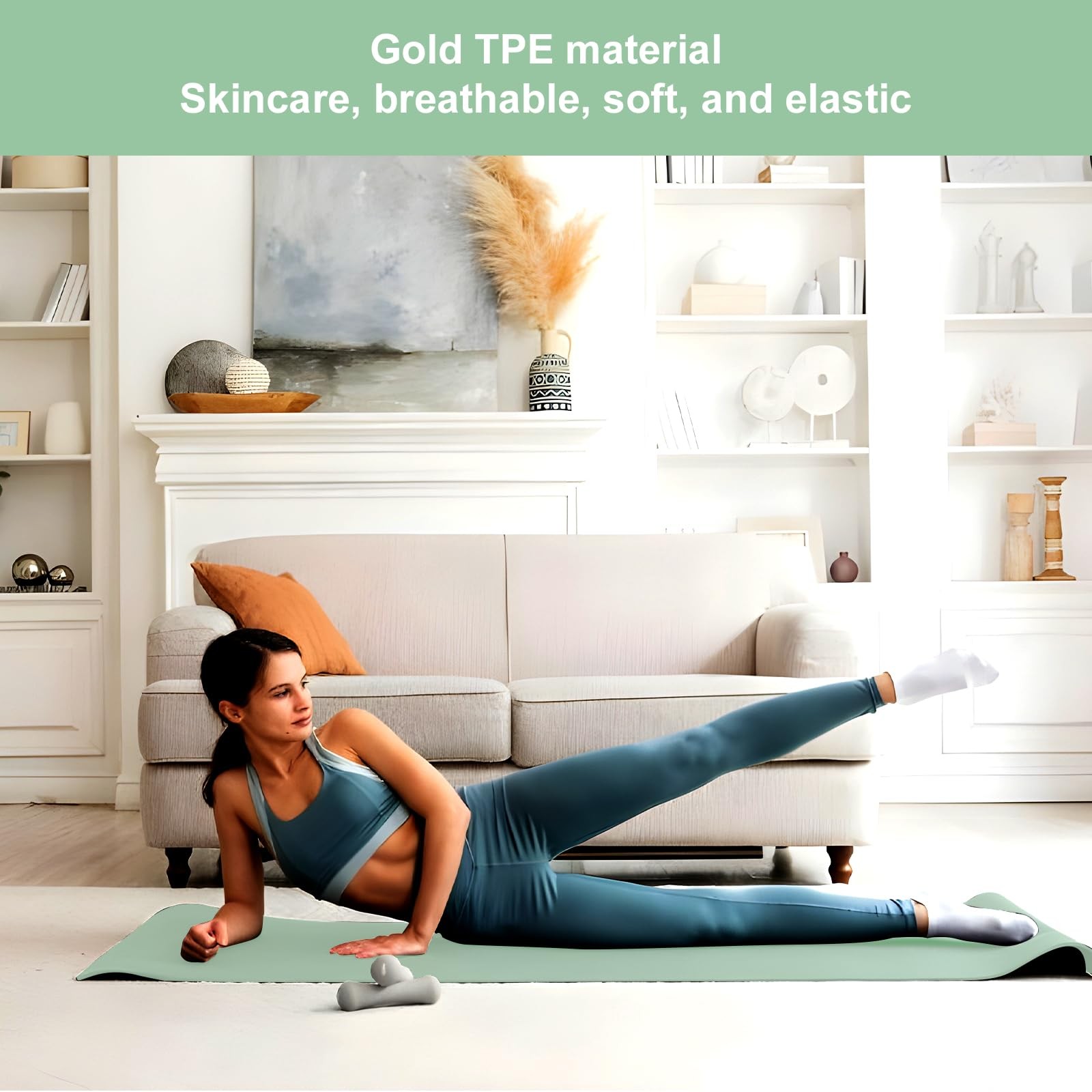 Gymnastics Mat, Yoga Mat Non Slip, Yoga Mat, Sports Mat, Fitness Mat, Gy…