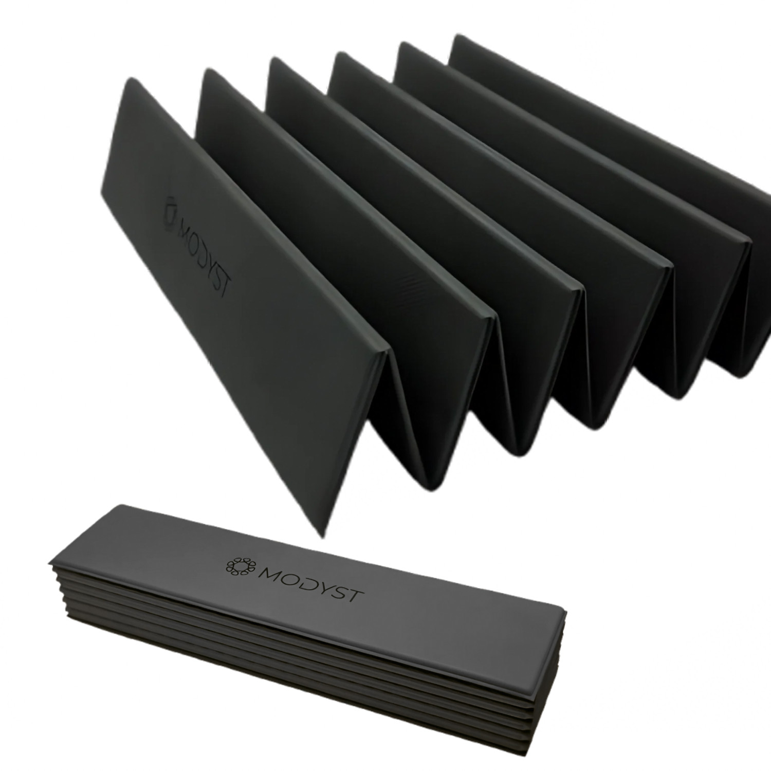 Folding Yoga Mat, Foldable Exercise Mat for Yoga, Pilates, Knee pad, NO Roll Mat