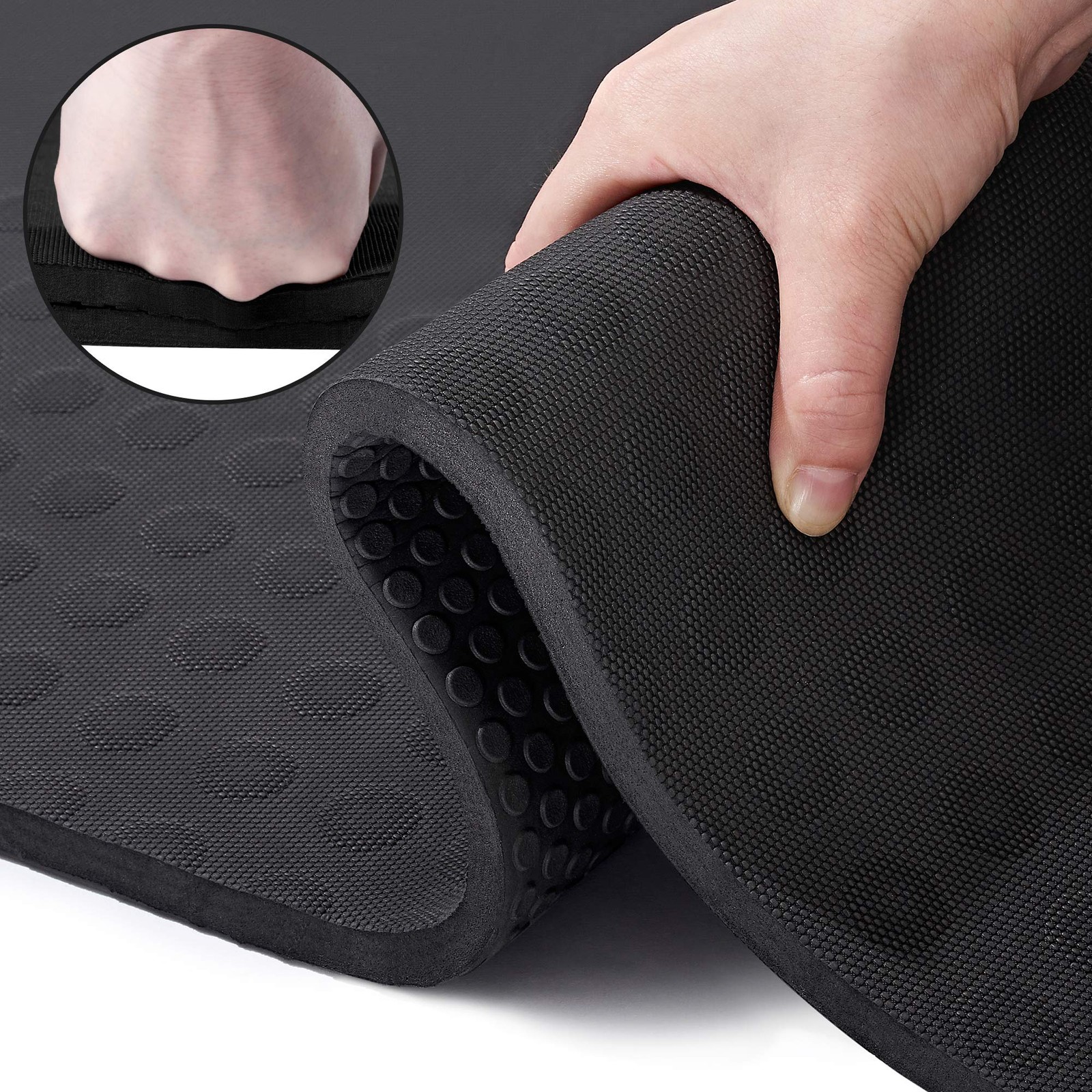 JELS Extra Thick Yoga Mat, 1.2/2 inch, Ergonomic 3D Non Slip Design, SGS Cert…