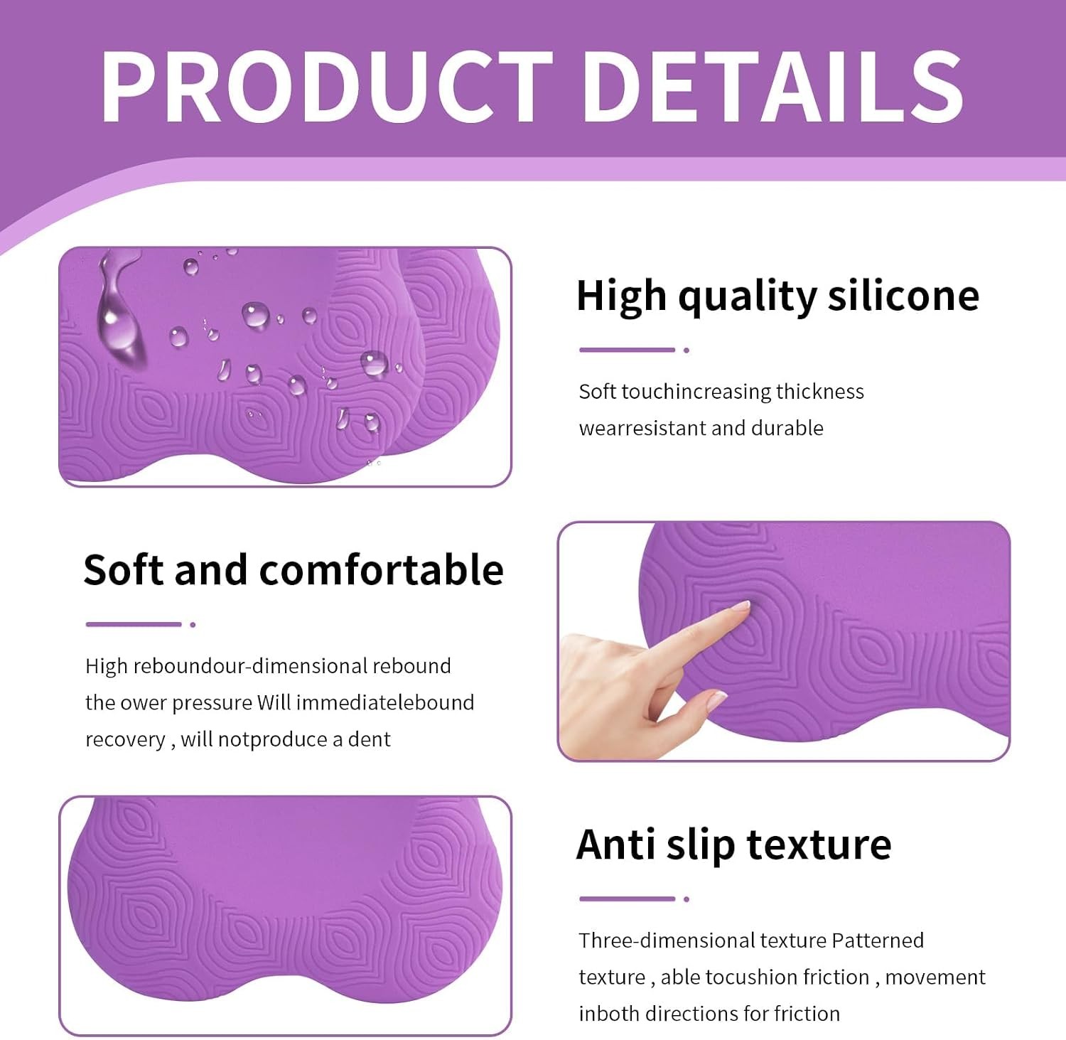1/2-Inch High Density Exercise Yoga Mat with Strap