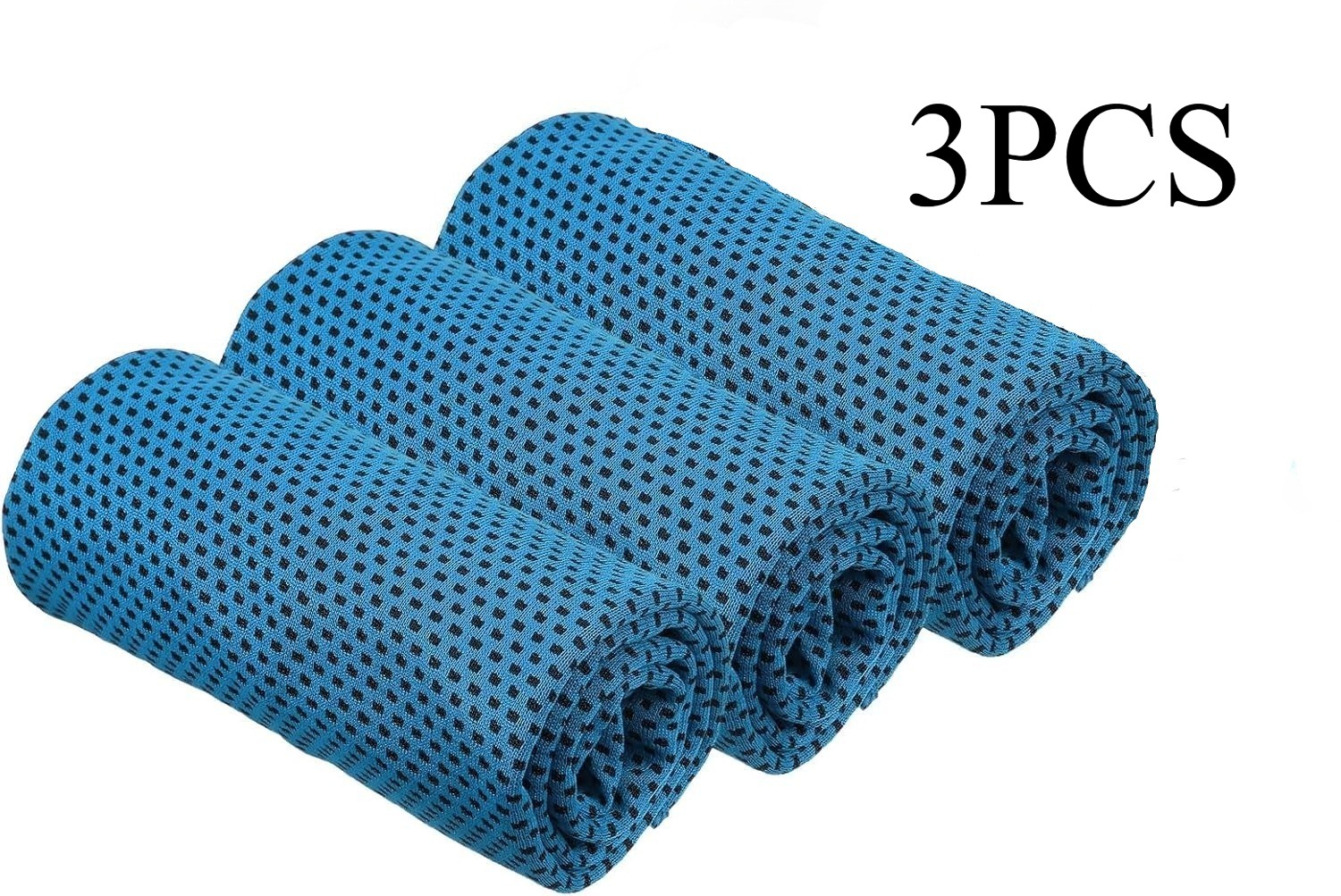 3Pcs Instant Cooling Towel Ice Cold for Gym Yoga Running – Soft 30x100cm