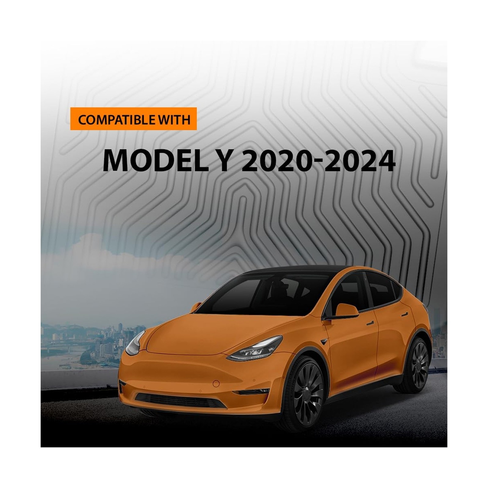 ANDPLAY TPE Floor Mats Liners Compatible with Tesla Model Y 2020-2024 5 seat …