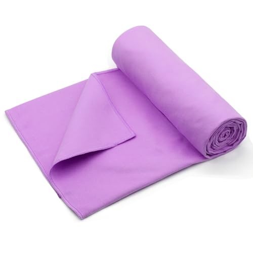 Non Slip Yoga Towel 2 Pack 72×26.5 Inch Microfiber Sweat Absorbent for Hot Yoga