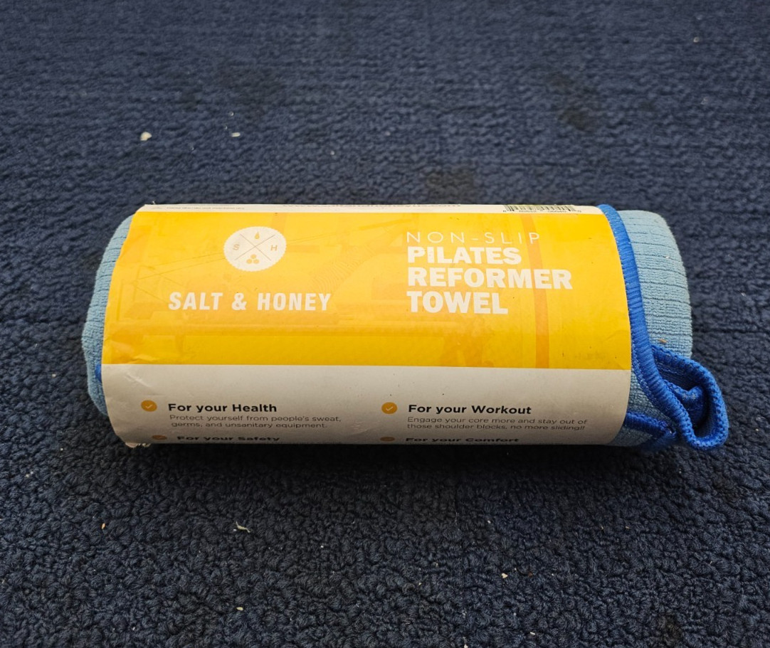 Salt & Honey Non-Slip Pilates Reformer Towel and Workout Mat
