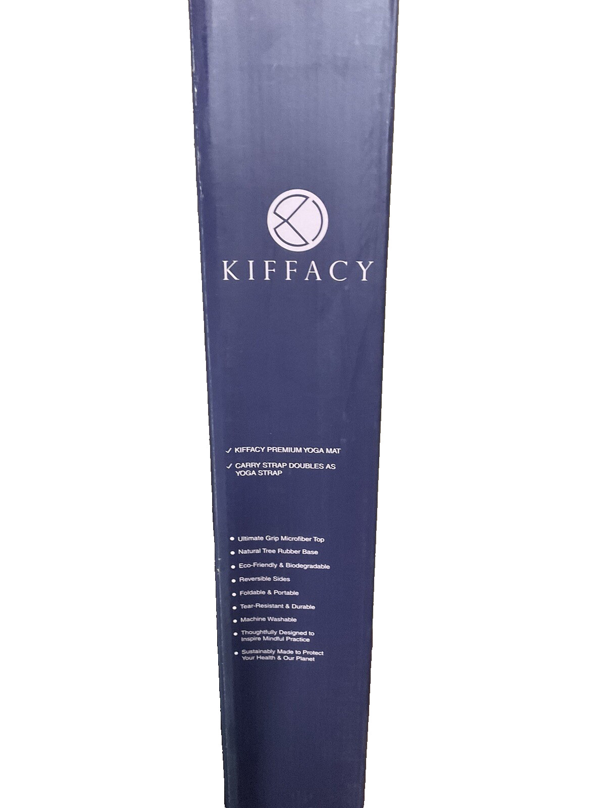 Kiffacy Travel Yoga Mat Foldable Lightweight Non-Slip 1.5mm Thin Travel Hot Yoga