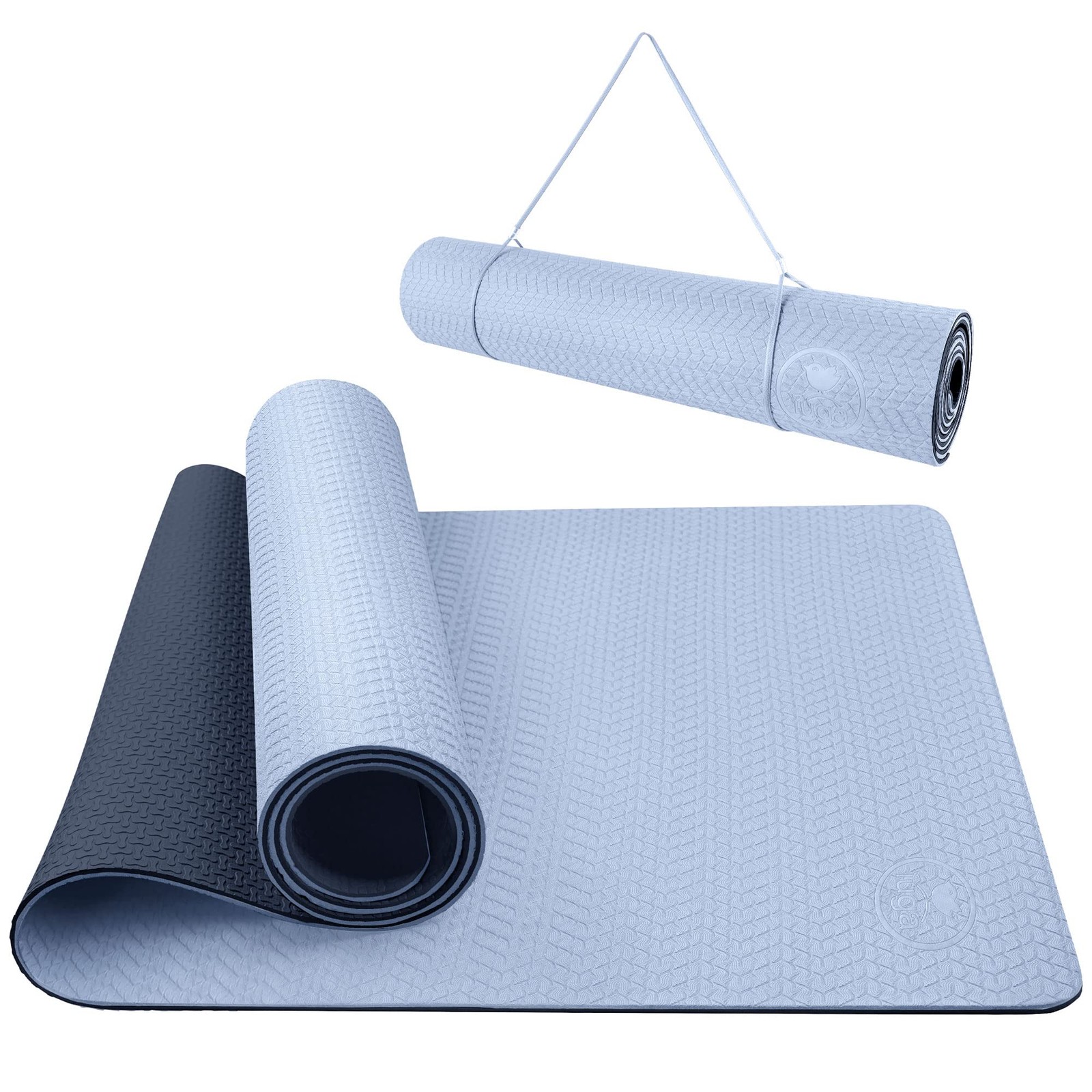 Yoga Mat Thick Non Slip Anti-tear Pilates Mat Eco Friendly Hot Yoga Mats for …
