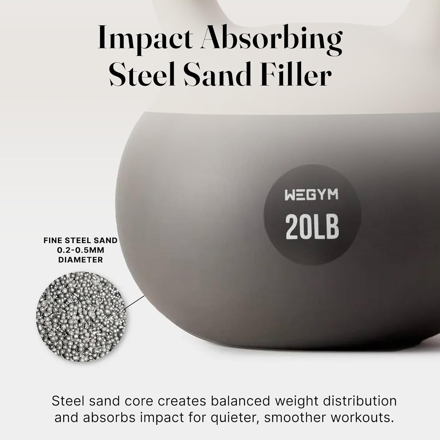 15LB Soft Kettlebells Cushioned Impact-Resistant Base and Anti-Slip Kettlebells