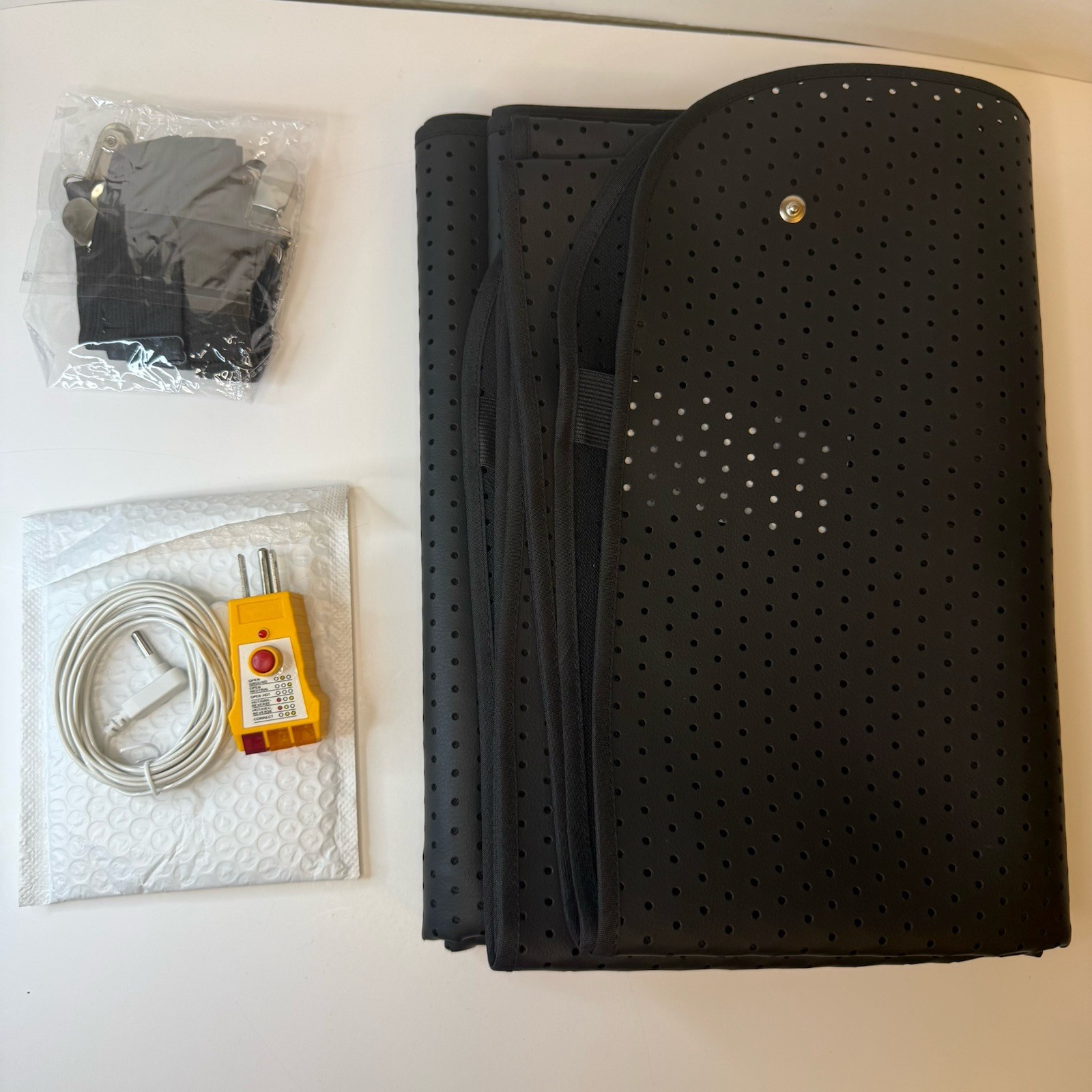 Grooni Earthing Sleeping Mat Queen Size 53×75 in Grounding Mat w Cord Tester New