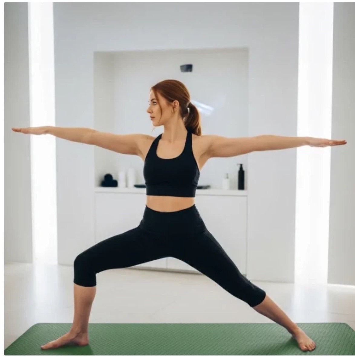 Nautilus Yoga Mat Green