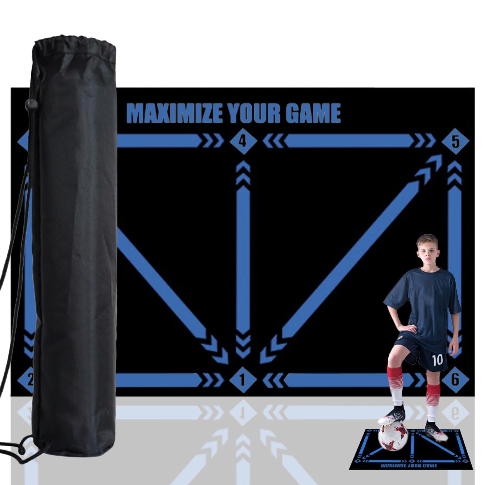 Football Mat Training Kids Football Training Mat for Children & Adults…