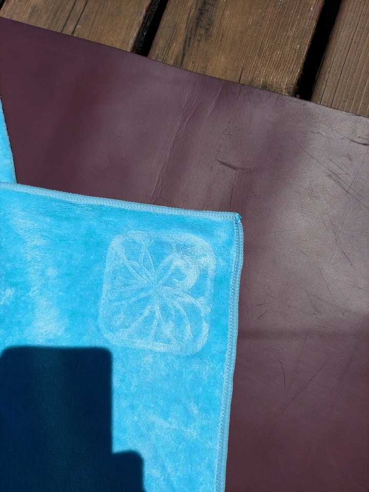 Apana Hot Yoga Towel Light Blue Color New Without Tags