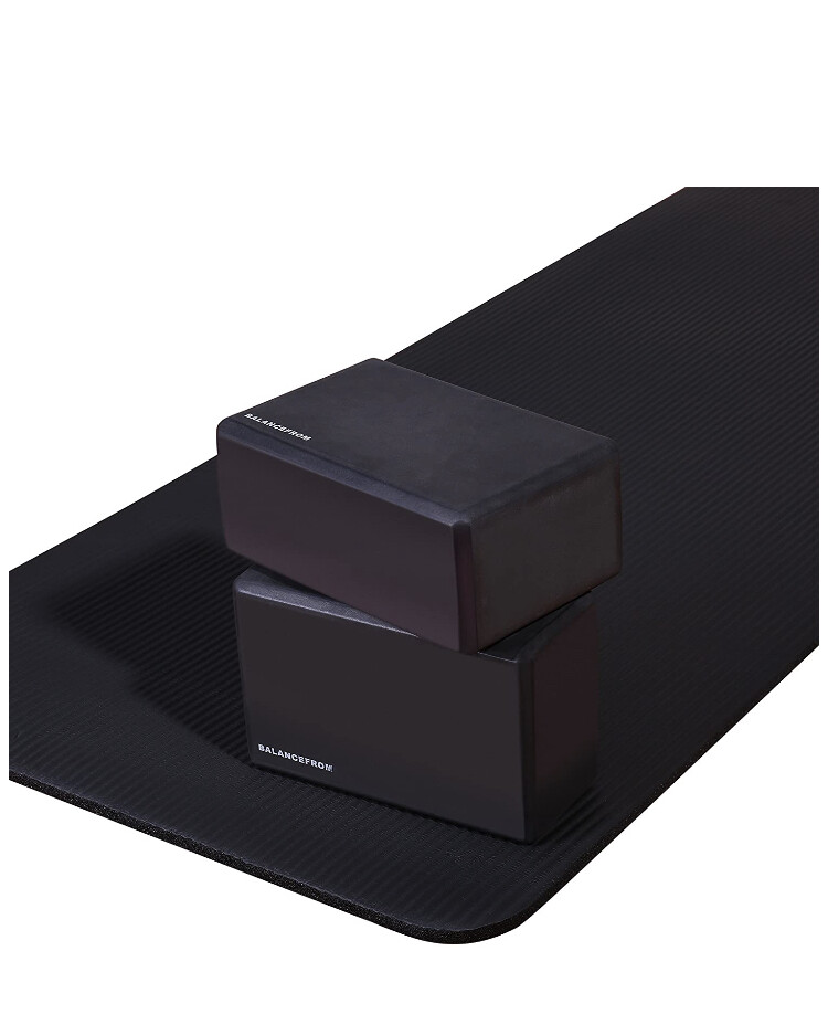 BalanceFrom GoYoga All-Purpose 1/2-Inch Extra Thick High Density Anti-Tear Exerc