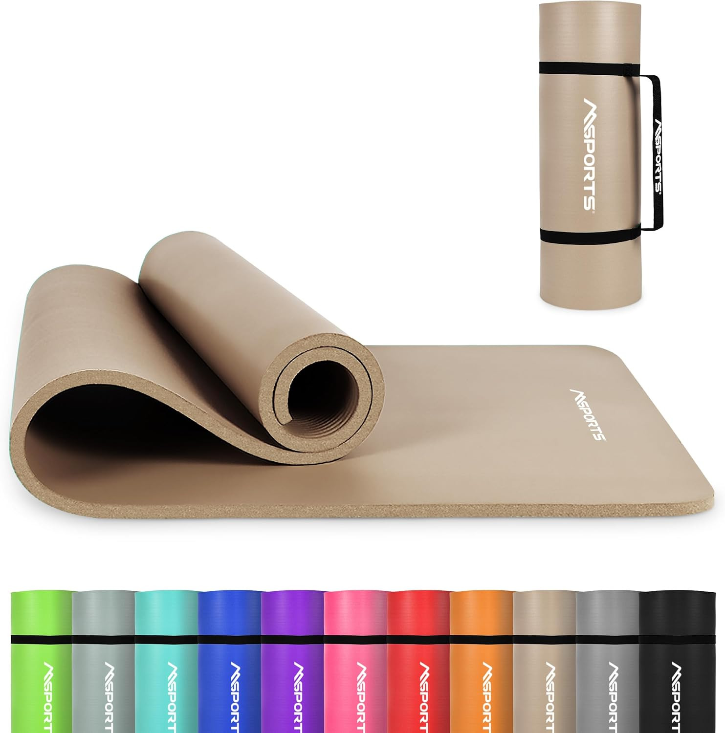 Yoga Mat Premium Non Slip Thick – Extra Comfortable Exercise Mat for Home Workou