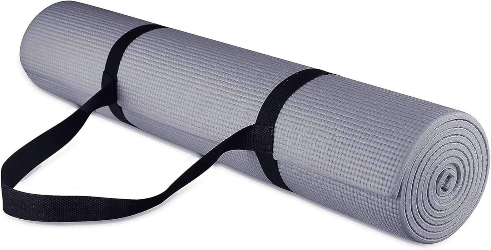All Purpose 1/4-Inch High Density Anti-Tear Exercise Yoga Mat with Carrying Stra