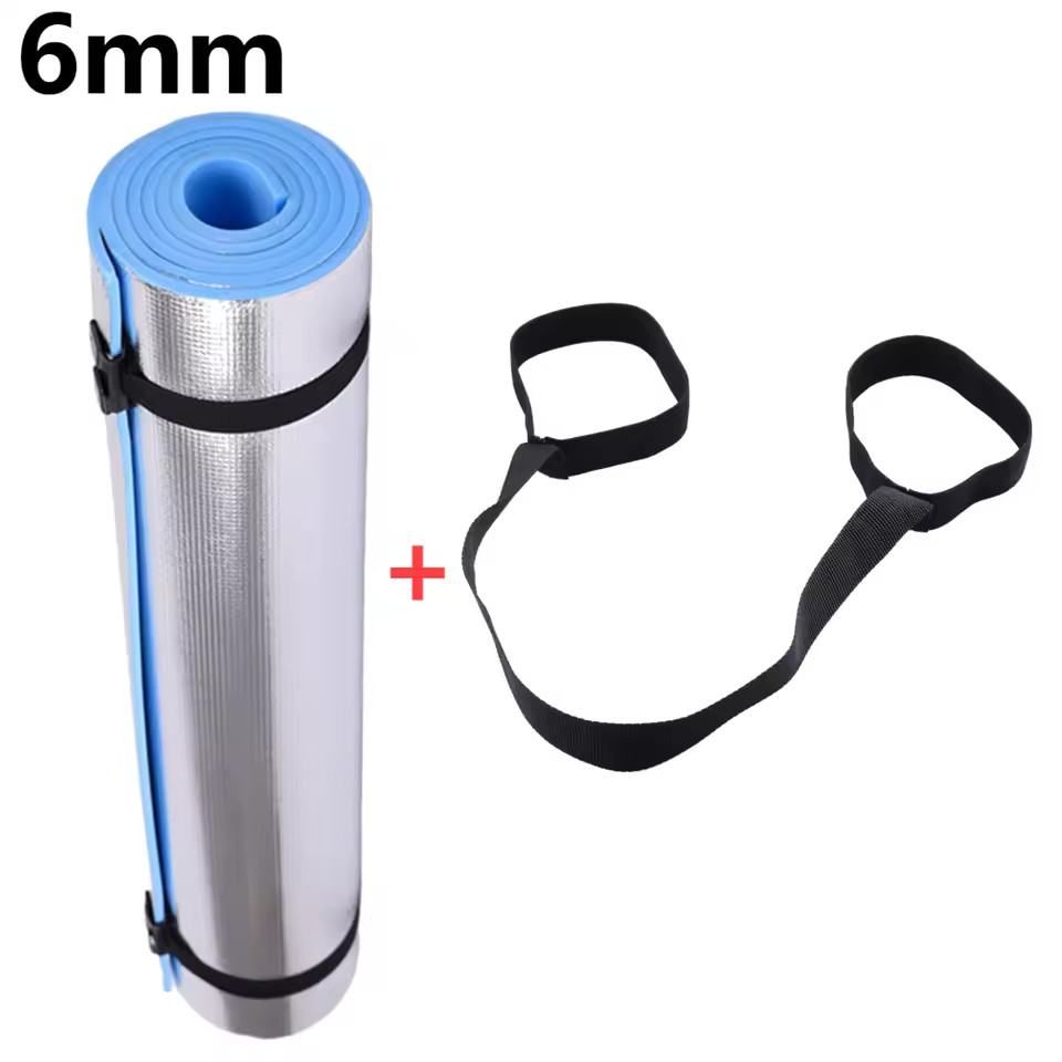 Extra Thick EVA 1/0.6CM Exercise Yoga Pilates Mat Gym NBR 72″x 24″ w/ Bag Strap