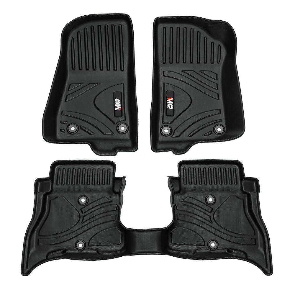 MKR Non-Slip Durable TPE ECO Car Floor Mat Compatible With Jeep Wrangler JL 4xe