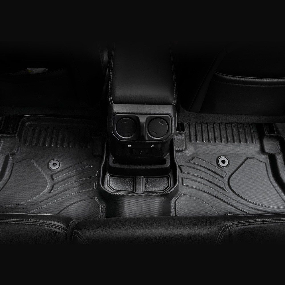 MKR Non-Slip Durable TPE ECO Car Floor Mat Compatible With Jeep Wrangler JL 4xe