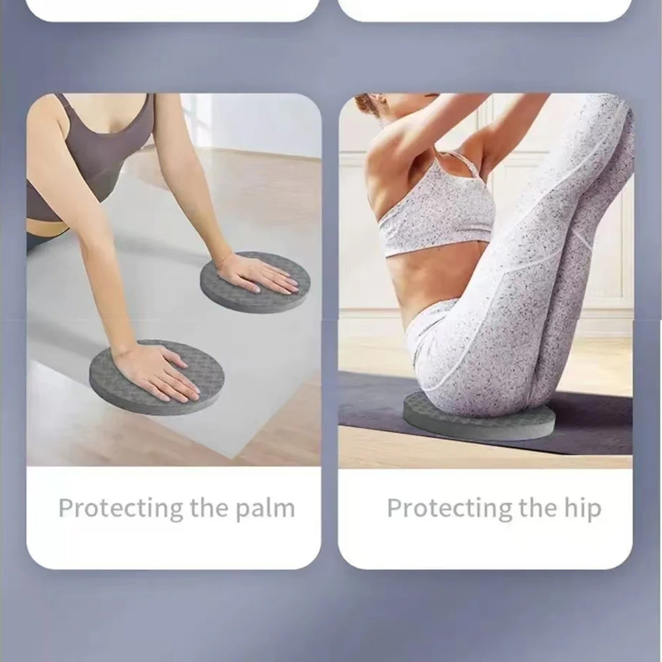 2 Pack Yoga Knee Pad Thick Exercise Cushion for Knees Elbows Wrist Pilates