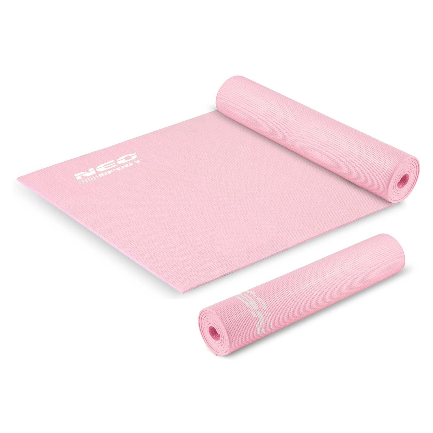 Neo-Sport Yoga & Fitness Mat 173 x 61cm – Pink, Stretchy, Waterproof,