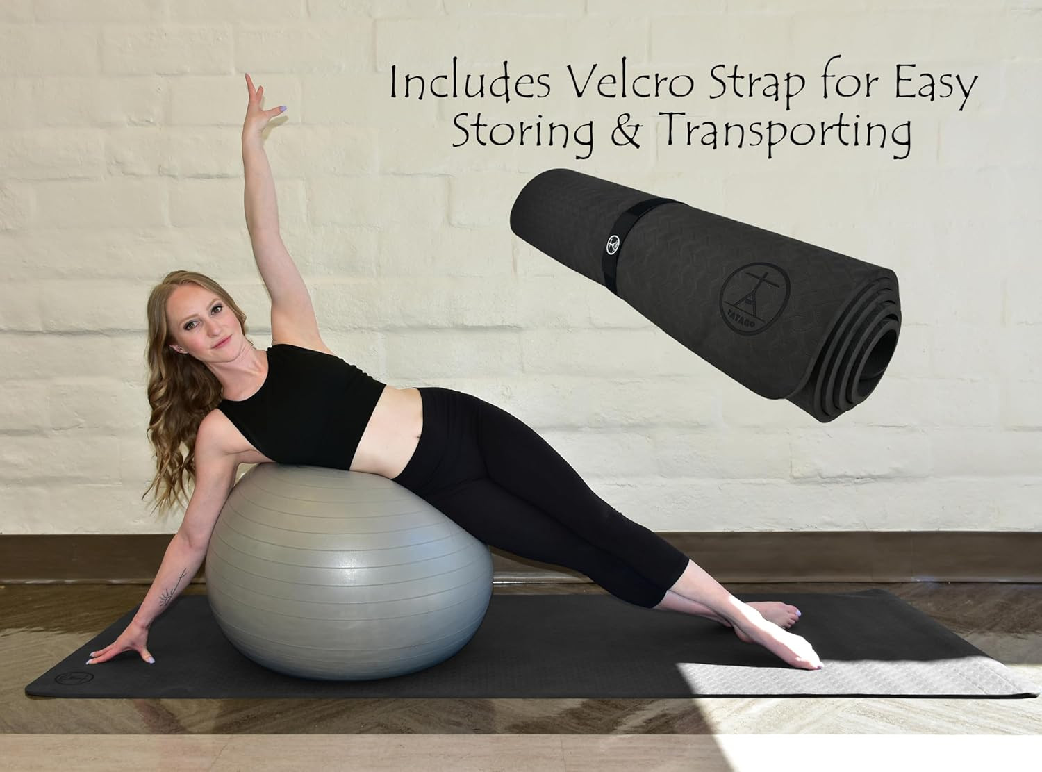 Tatago Extra Thick Yoga Mat Wide & Xl-Our 10Mm Extra Large Yoga Mat Thick Extra
