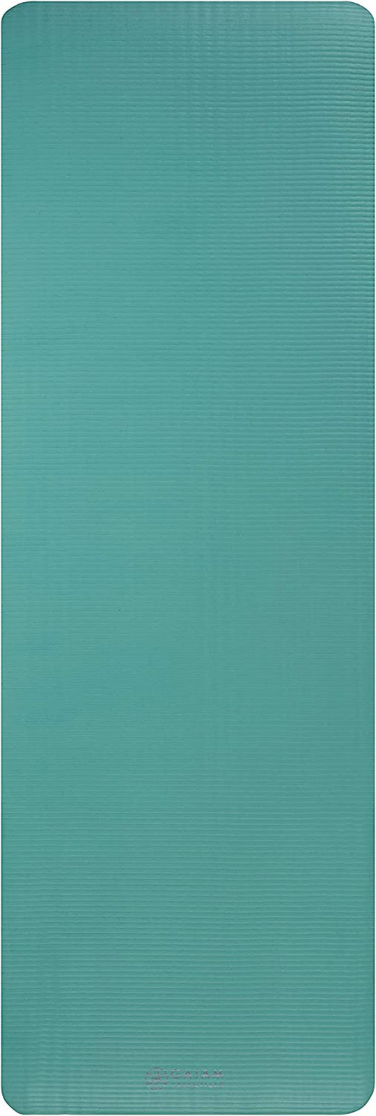 Gaiam Thick Yoga Mat with Easy-Cinch Carrying Strap