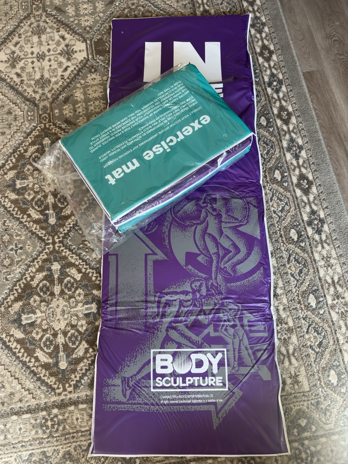 NEW Body Sculpture Exercise Yoga Mat 22×70 Sealed Non-Slip Comfort