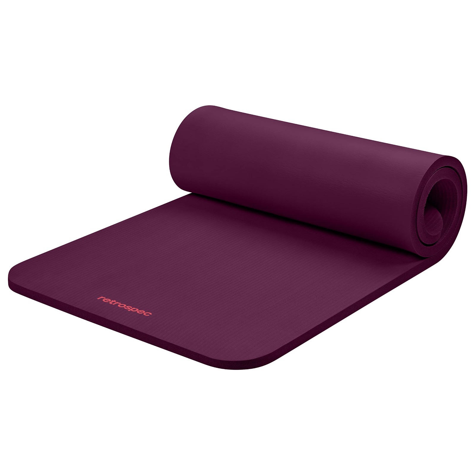 Thick Non-Slip Yoga Mat with Nylon Strap for Home Fitness, Pilates & Stretching
