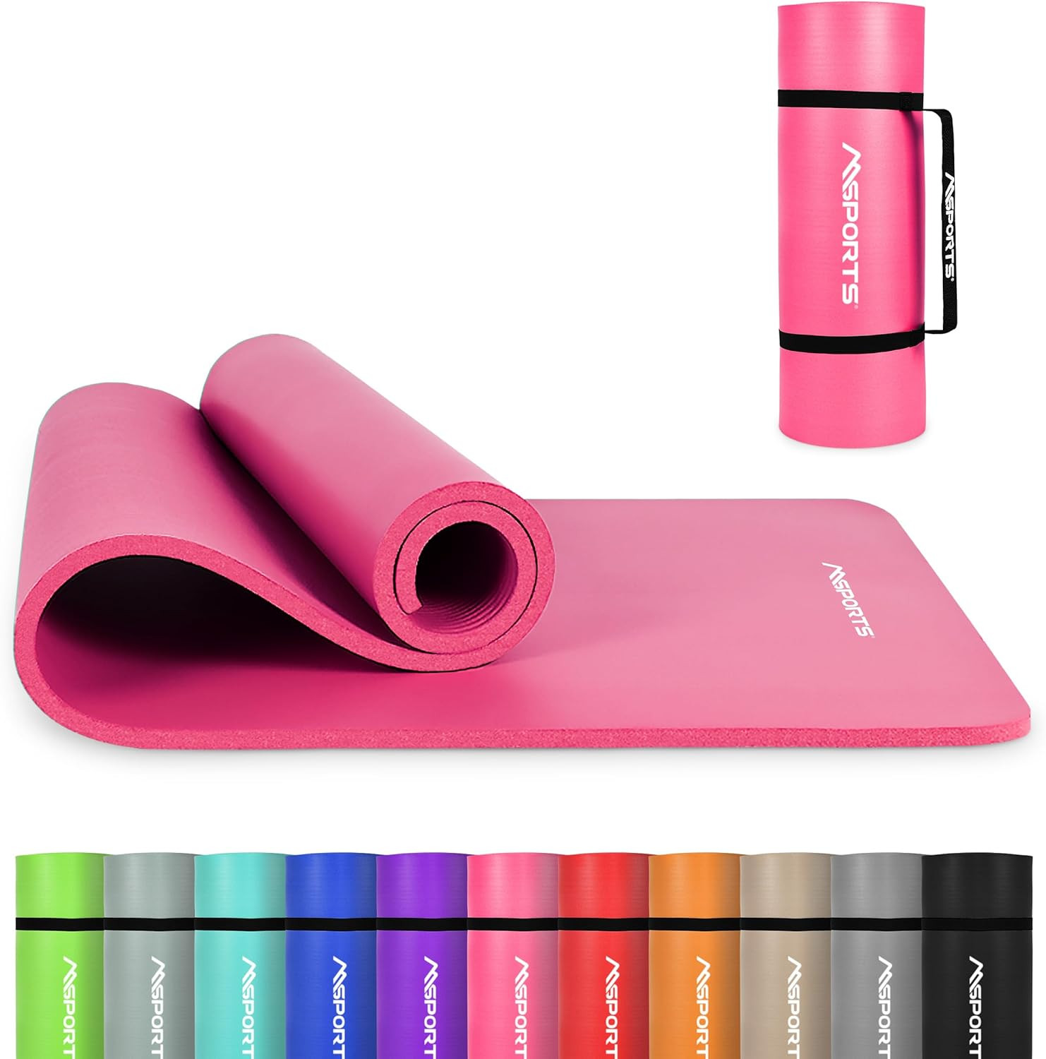 Yoga Mat Premium Non Slip Thick – Extra Comfortable Exercise Mat for Home Workou