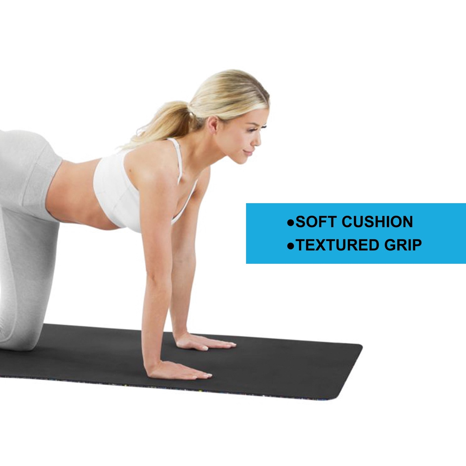 Yoga Mat, TPE with EPDM, 72inx24inx6mm