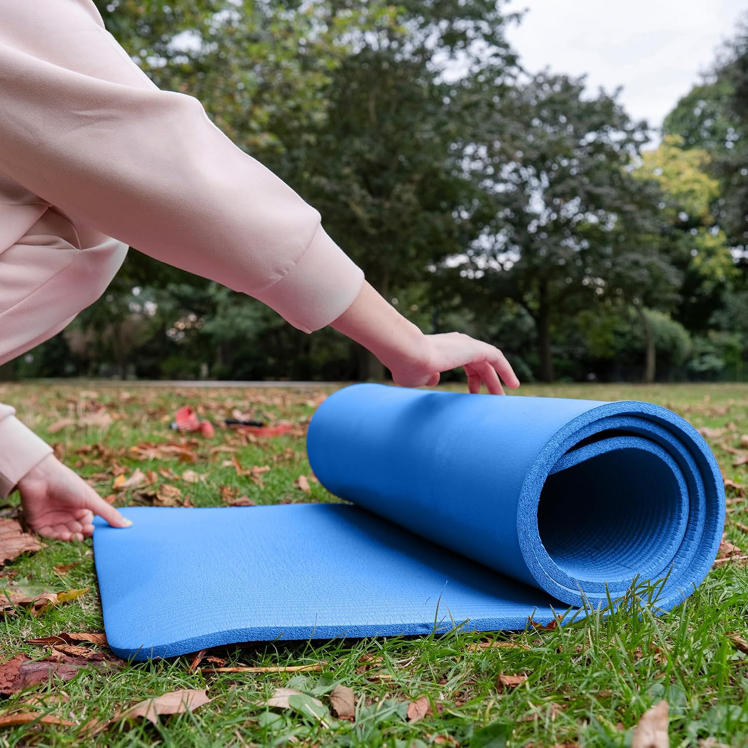Balancefrom Yoga Mat, 1-Inch Extra Thick High Density Exercise Mat, Anti-Tear Ex