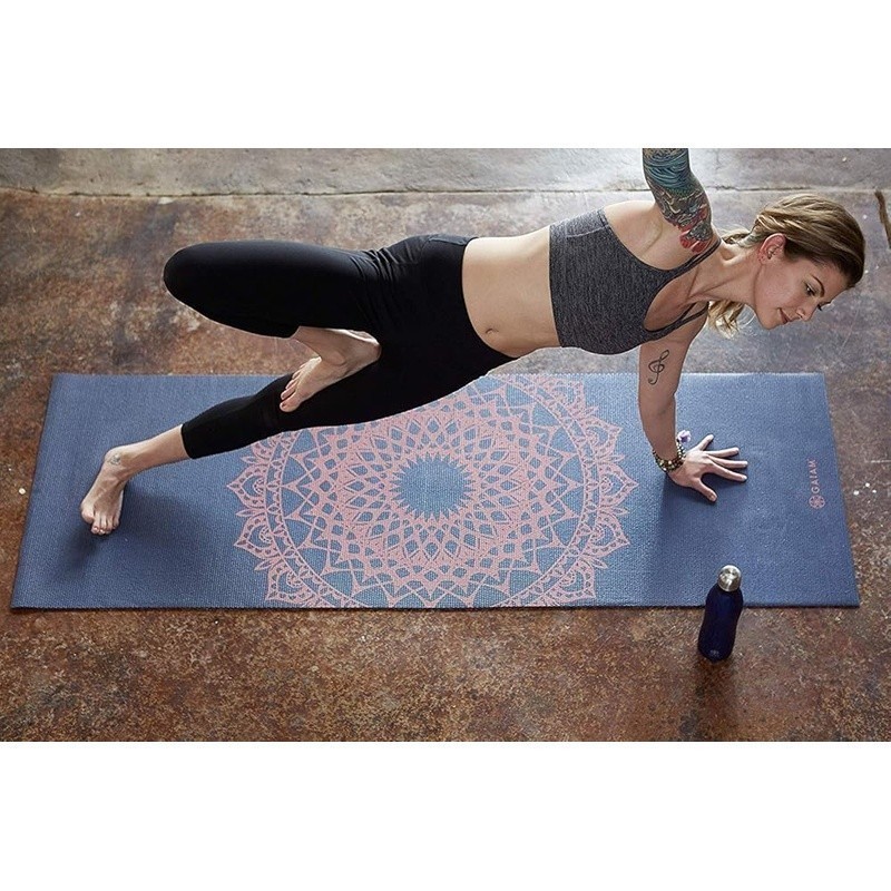 Durable Lightweight Non-Slip Yoga Mat PVC Perfect Fitness W/ Free Workout Class