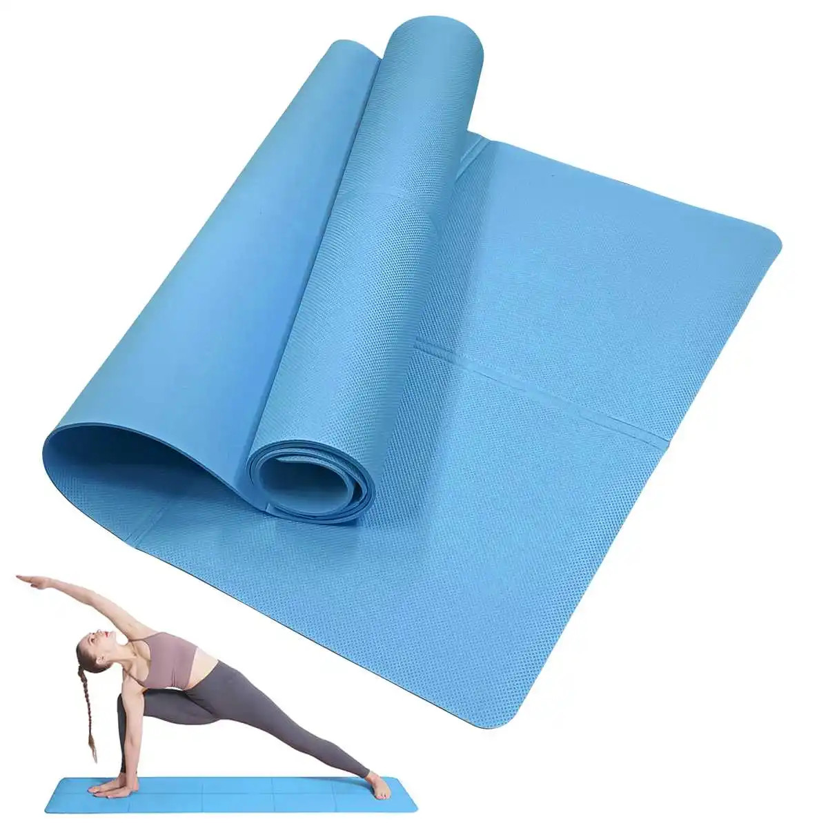 EVA Yoga Mat 4mm Thick Fitness Exercise Pilates Gym Workout Mat