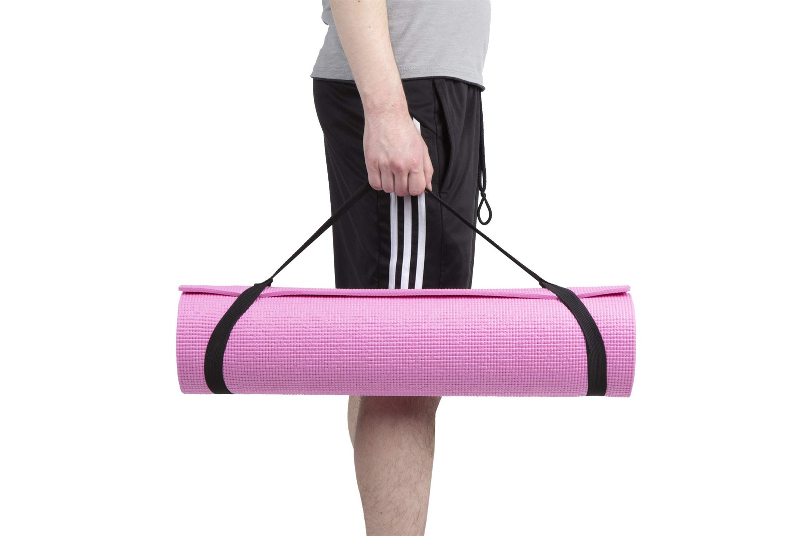 YOGAPVC-PUR All Purpose Extra Thick Yoga Fitness & Exercise Mats with Carryin…