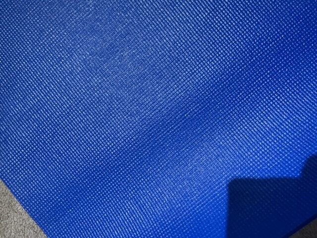 USED Yoga Mat 1/8″ D x 24″ W x 66″L , Blue (S)