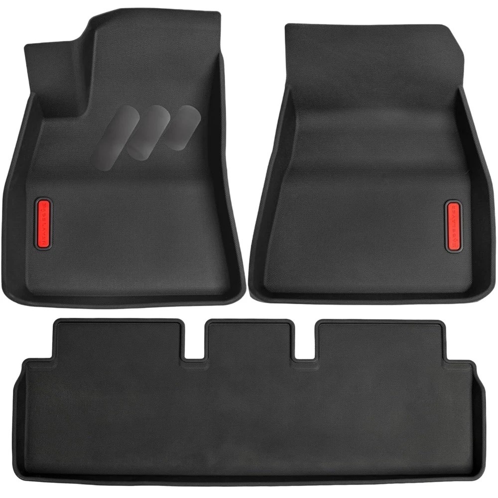 BaseLayer Floor Mats for Tesla Model 3 (2017-2025) Highland – Made in USA –