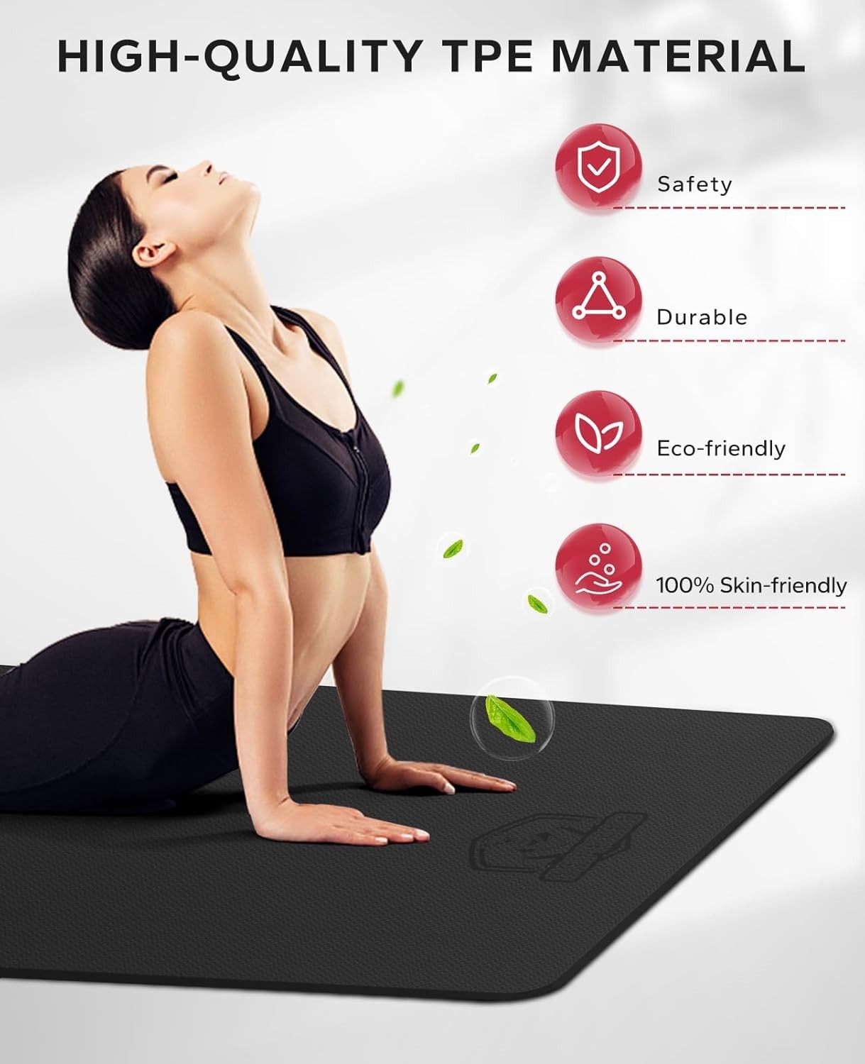Non-Slip Yoga Mat 72″x48″ – Perfect for Meditation and Stretching