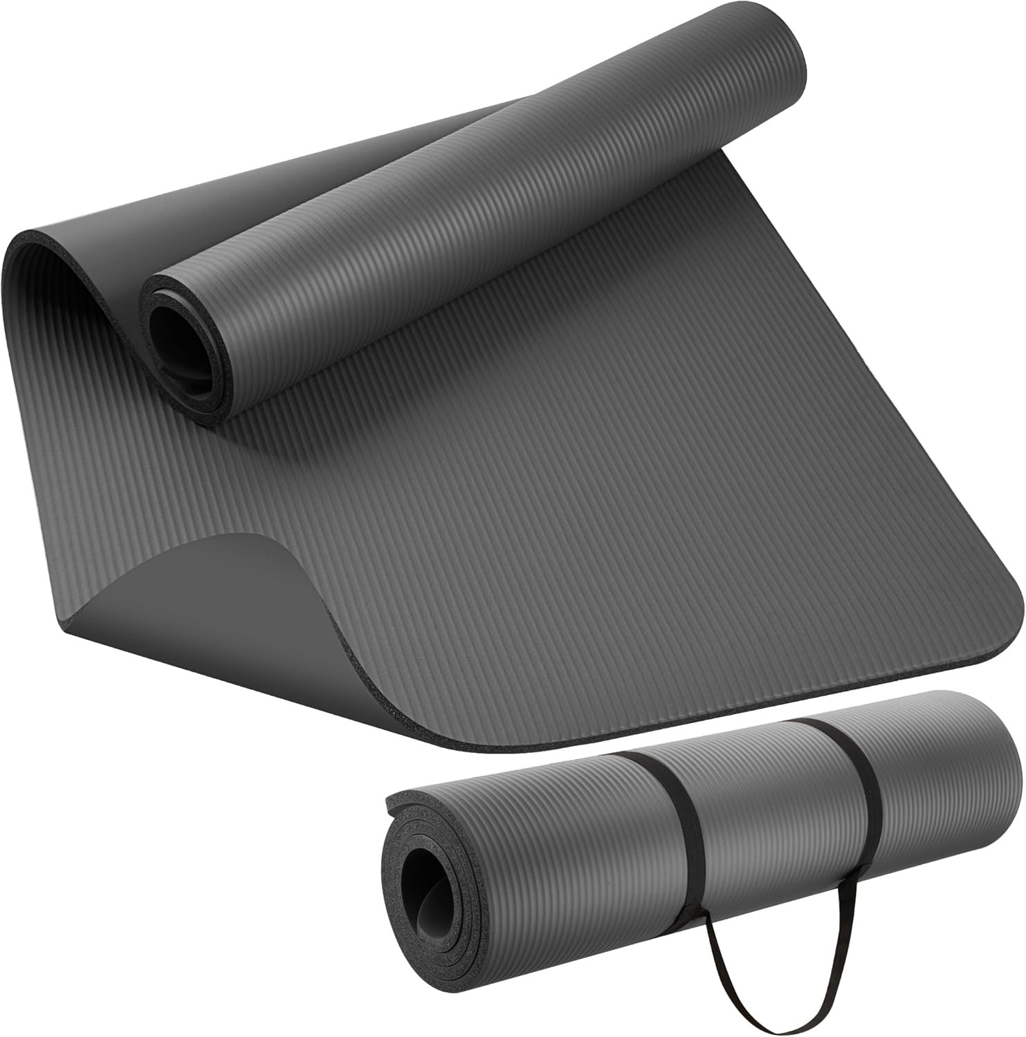 Extra Thick NBR Yoga Mat for Women & Men, 15Mm Thick, 72”X32” Large Exercise Mat