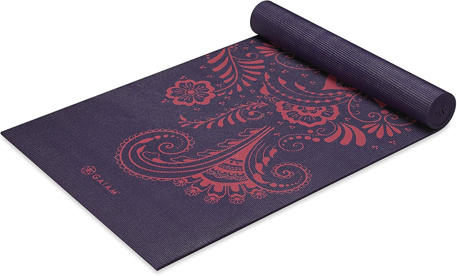 Gaiam Premium 6mm Extra Thick Non-Slip Yoga Mat for Exercise & Fitness