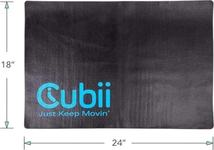 Durable Neoprene Exercise Mat – 24″ x 18″ Non-Slip Floor Padding for Home Use