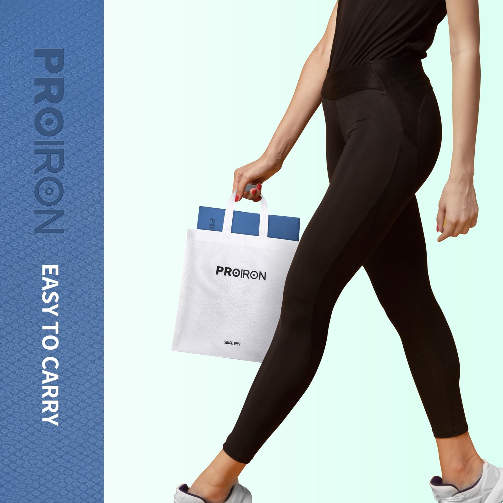 PROIRON Foldable 72“x24″x0.24”(6mm) TPE Yoga Mat,NOT PVC!!!-Folding