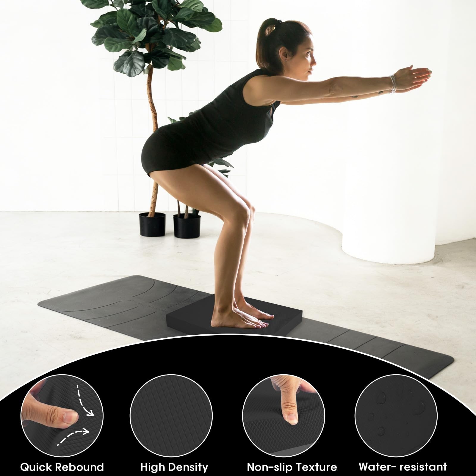 Balance Pad – Stability Trainer for Balance, Stretching, Physical Therapy,