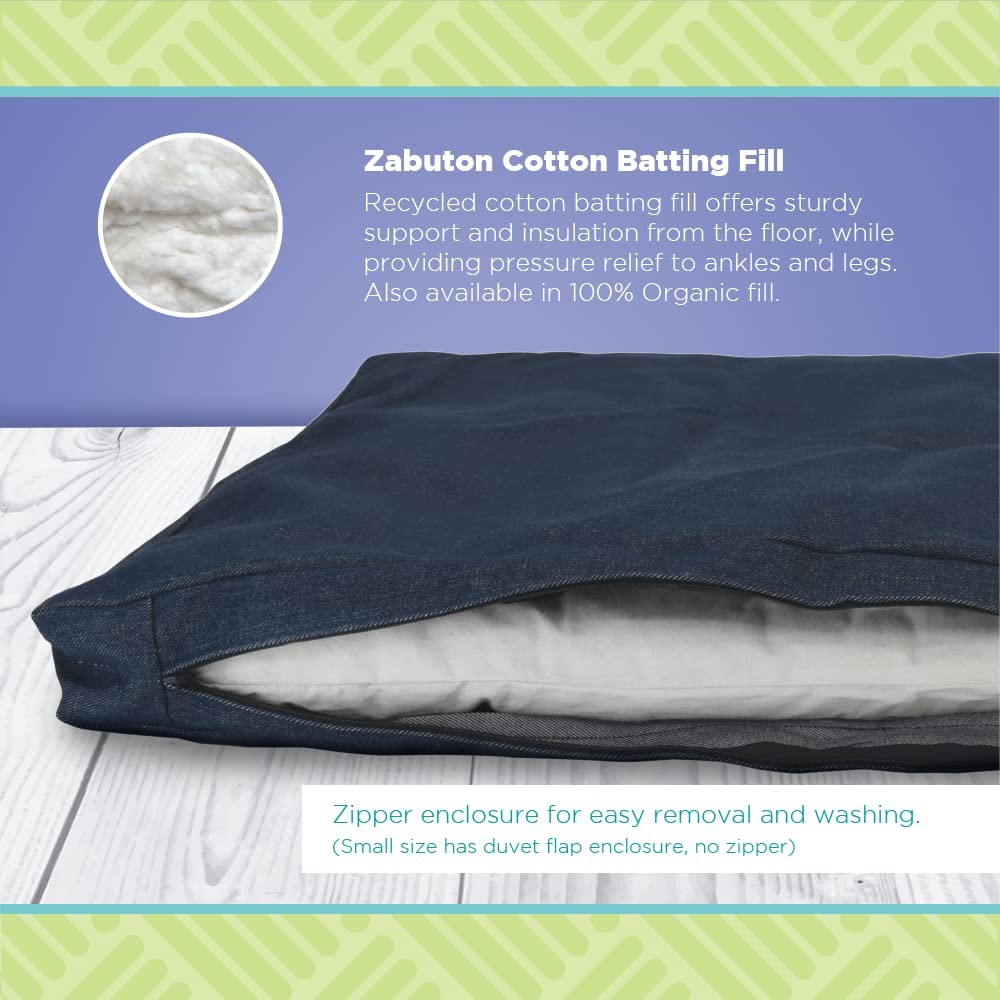 Zabuton Meditation Cushion for Workout – Supportive Yoga Floor Seat Cushion f…