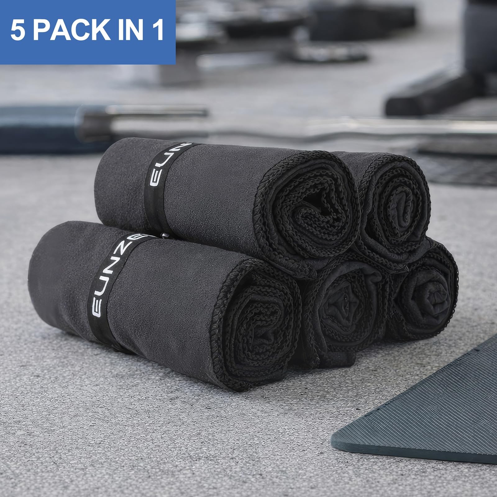 Eunzel Microfiber Workout Towelquick Dry Silver Ion Absorbent Sweat Gym Towel