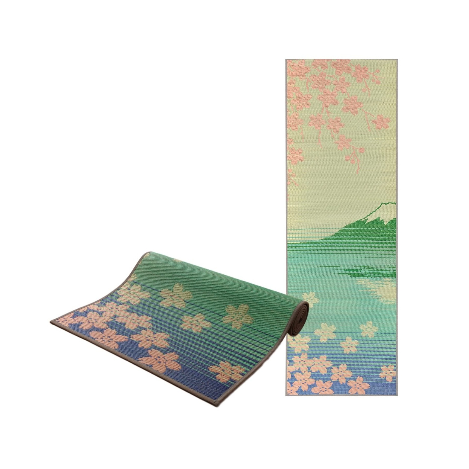 FULI Japanese Tatami Yoga Mat, Igusa Mat, Non Slip Exercise & Fitness Mats, P…