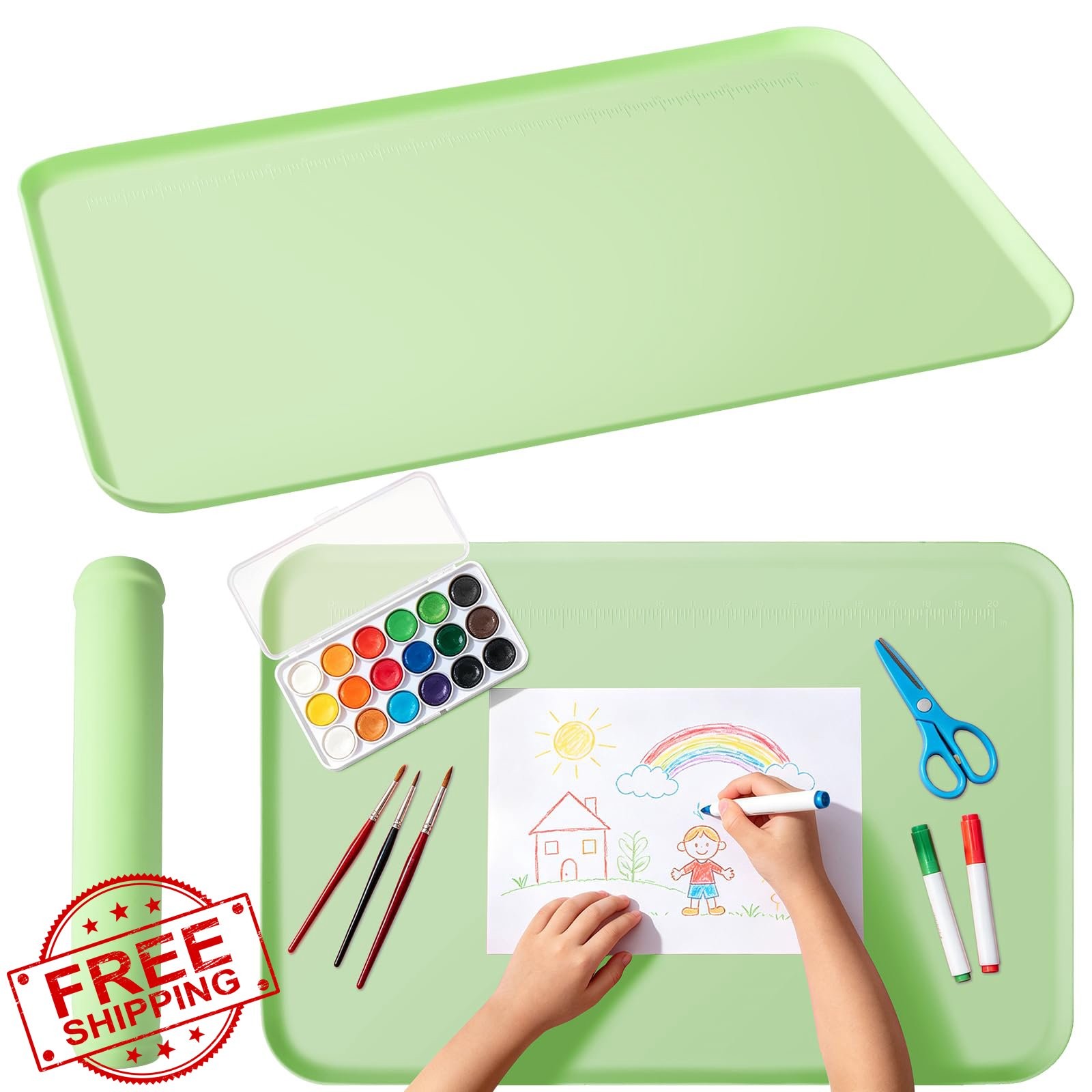 BKIELLT Silicone Mat 24×16 Green