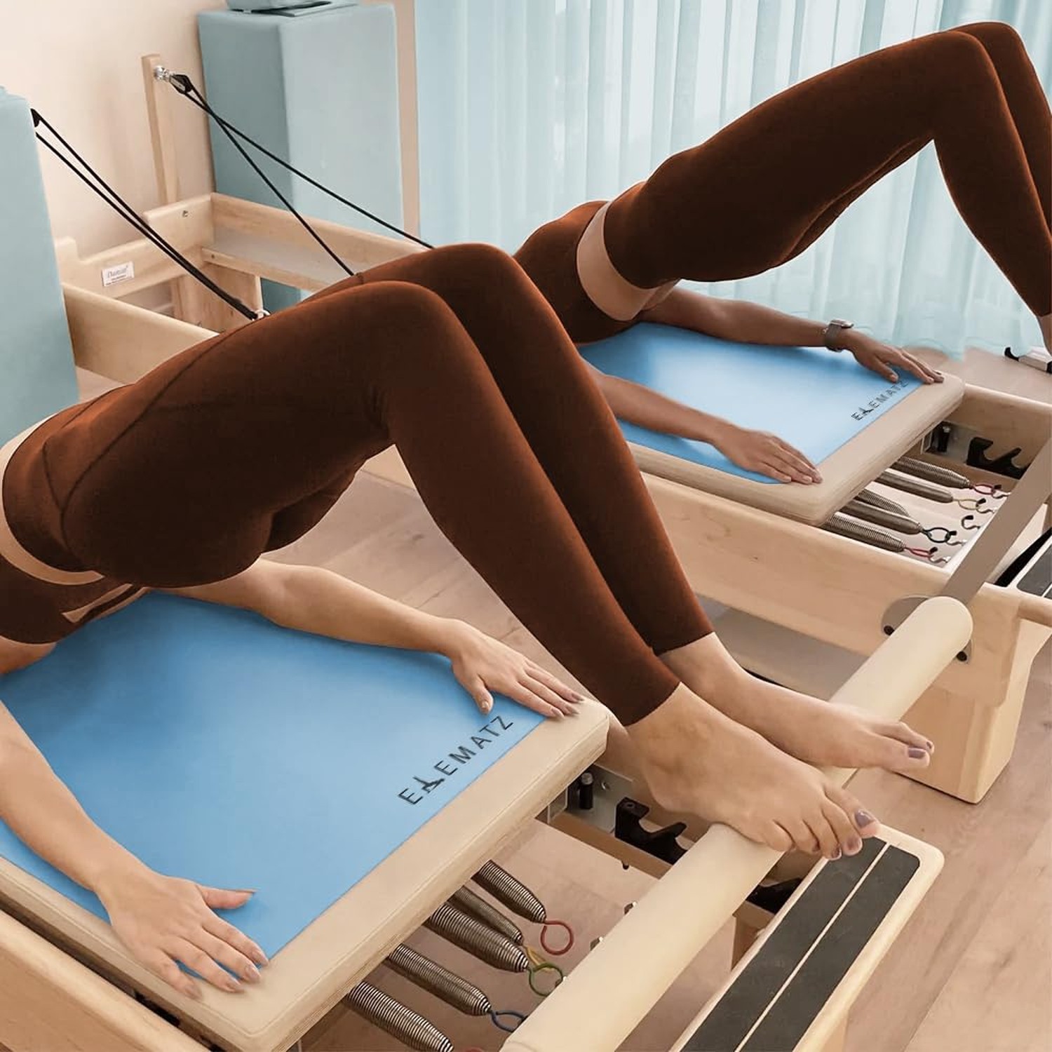 Pilates Reformer Mat Blue