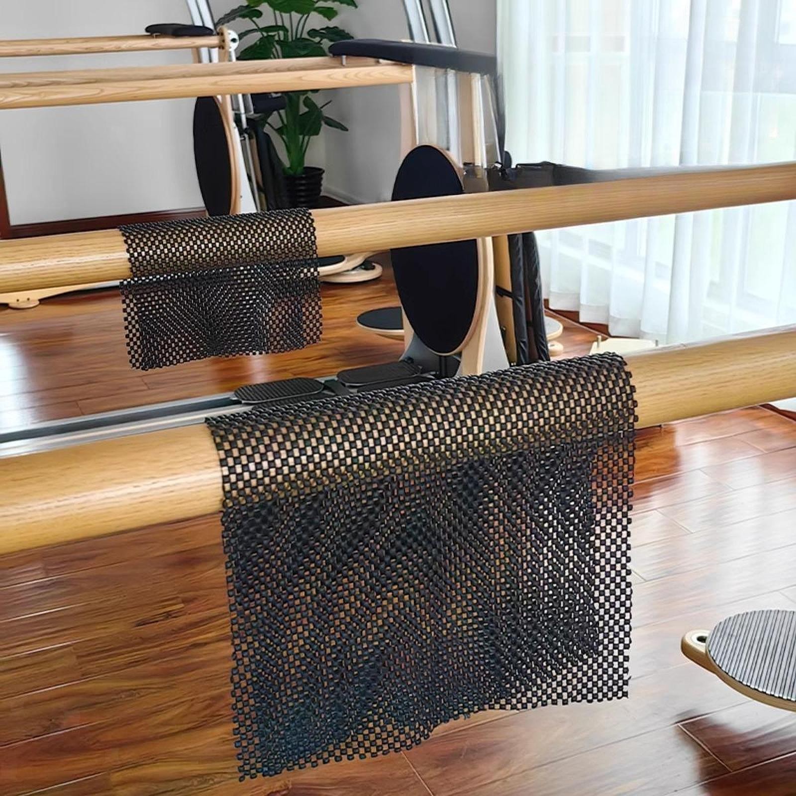 Pilates Non Slip Mat for Women Men Pilates Reformer Mat Portable Grippy Pad for