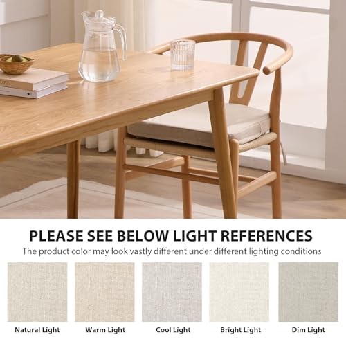 Chair Cushions for Dining Chairs, 2″ Thick Seat 4 Count(Pack of 1) Beige