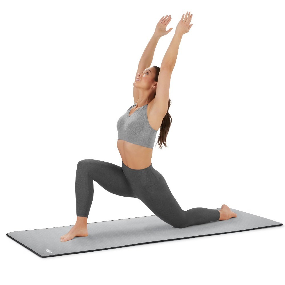 Deluxe High Density Foam Yoga and Fitness Mat, 8mm Thick, 72″ x 24″, 1 Count,