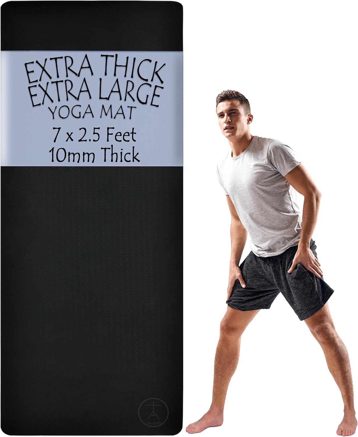 Extra Thick Yoga Mat Wide & XL-Our 10mm Extra Large Yoga Mat Thick Extra Wide